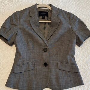 Banana Republic Charcoal Women's Suit Jacket